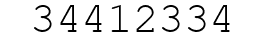 Number 34412334.
