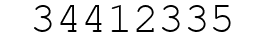 Number 34412335.