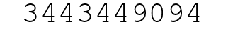 Number 3443449094.