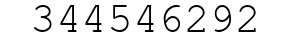 Number 344546292.