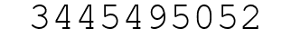 Number 3445495052.