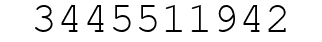 Number 3445511942.
