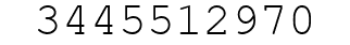 Number 3445512970.