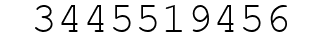 Number 3445519456.
