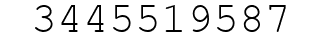 Number 3445519587.