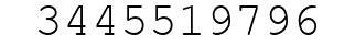 Number 3445519796.