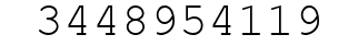 Number 3448954119.