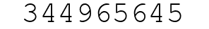Number 344965645.