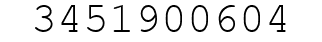 Number 3451900604.
