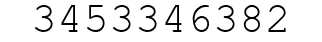 Number 3453346382.