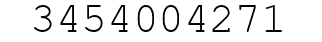 Number 3454004271.