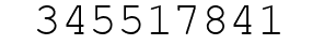 Number 345517841.