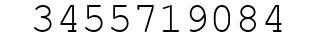 Number 3455719084.