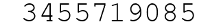 Number 3455719085.