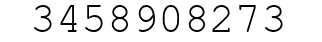 Number 3458908273.