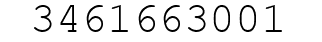 Number 3461663001.