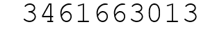 Number 3461663013.
