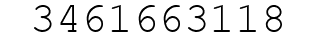 Number 3461663118.