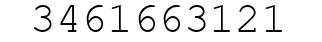 Number 3461663121.