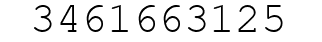 Number 3461663125.
