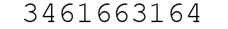 Number 3461663164.