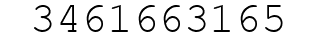 Number 3461663165.