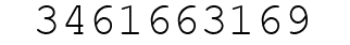 Number 3461663169.