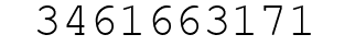 Number 3461663171.
