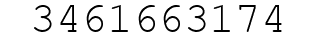 Number 3461663174.