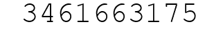 Number 3461663175.