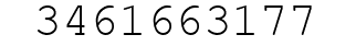 Number 3461663177.