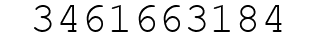 Number 3461663184.
