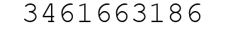 Number 3461663186.