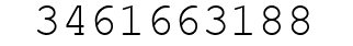 Number 3461663188.