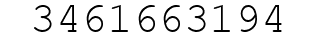 Number 3461663194.