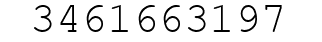 Number 3461663197.