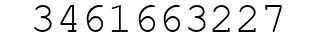 Number 3461663227.