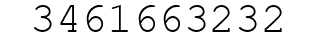Number 3461663232.