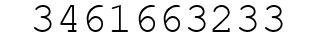 Number 3461663233.