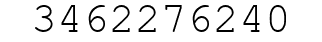Number 3462276240.