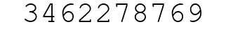 Number 3462278769.