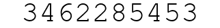 Number 3462285453.
