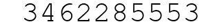 Number 3462285553.