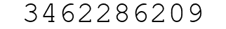 Number 3462286209.