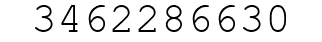Number 3462286630.