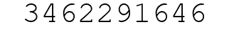 Number 3462291646.