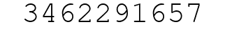 Number 3462291657.
