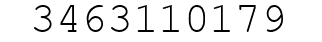 Number 3463110179.