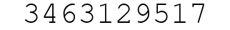 Number 3463129517.