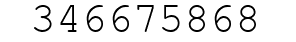 Number 346675868.
